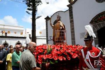 Telde, en la procesión capitalina de San Lorenzo
(Foto Francisco Javier Santana)